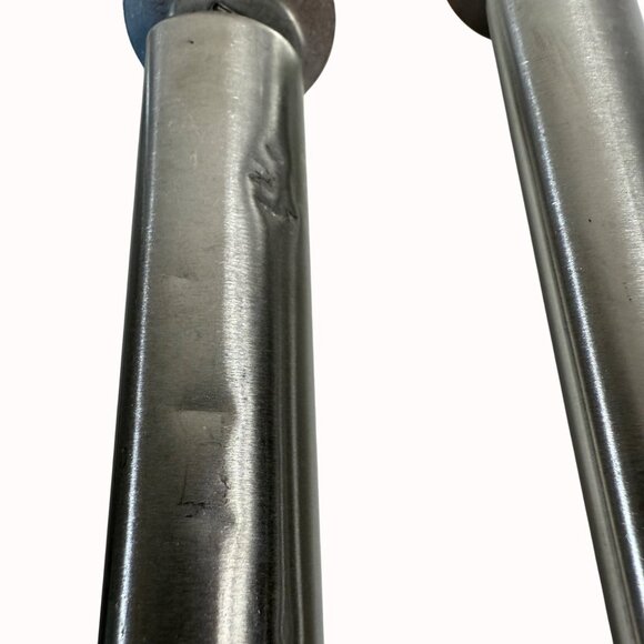 Stainless Steel Rotating BBQ Skewers Grill Tool Kabob Loop Set Of 3 Tailgate - Picture 6 of 14